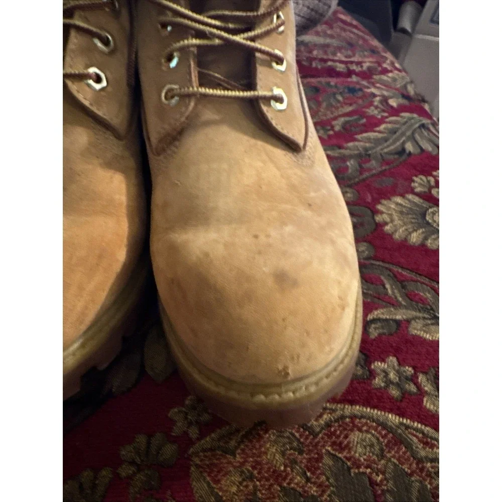 Mens Timberland 6-Inch Premium Wheat Waterproof Boot Size 7